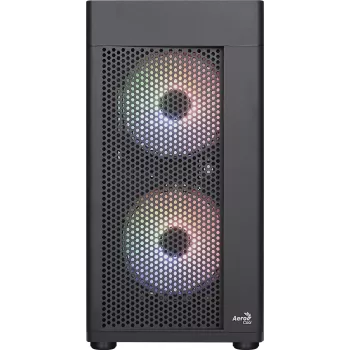Aerocool HEXFORMBKV2 Micro ATX pc-behuizing 3 ventilatoren FRGB zwart