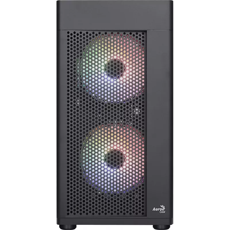 Aerocool HEXFORMBKV2 Micro ATX pc-behuizing 3 ventilatoren FRGB zwart