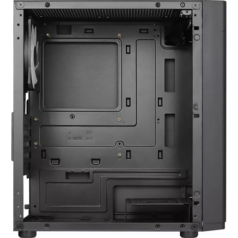 Aerocool HEXFORMBKV2 Micro ATX pc-behuizing 3 ventilatoren FRGB zwart