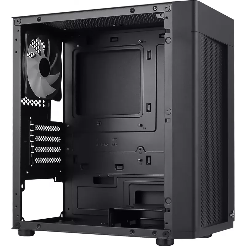 Aerocool HEXFORMBKV2 Micro ATX pc-behuizing 3 ventilatoren FRGB zwart