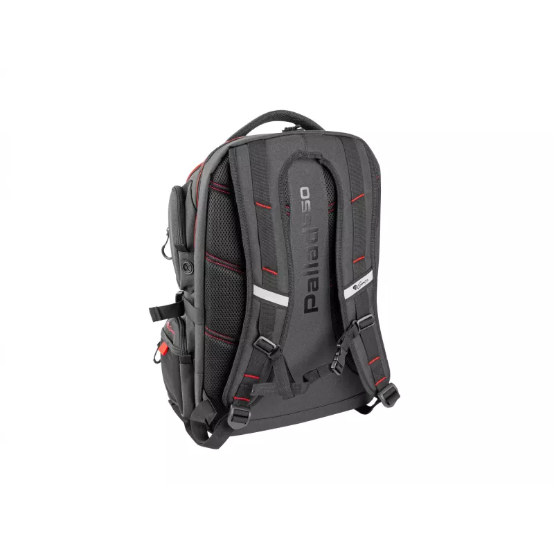 GENESIS Pallad 550 43,9 cm (17,3 inch) rugzak zwart, rood