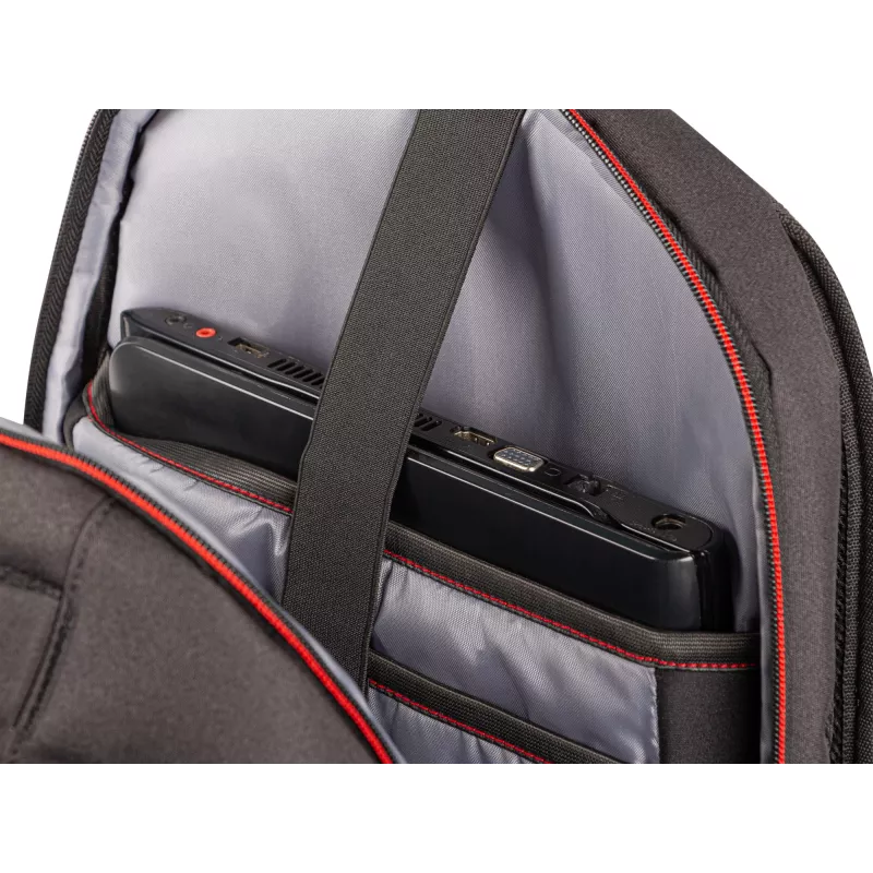GENESIS Pallad 550 43,9 cm (17,3 inch) rugzak zwart, rood