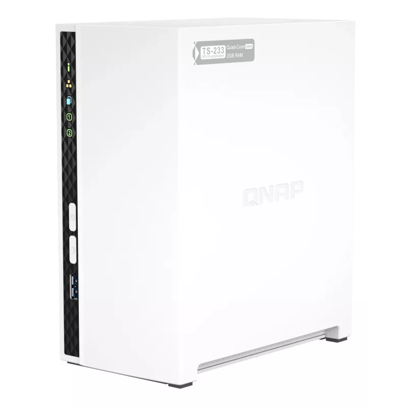 QNAP TS-233 NAS/storage-server tower ARM Cortex-A55 2 GB 0 TB QNAP QTS wit