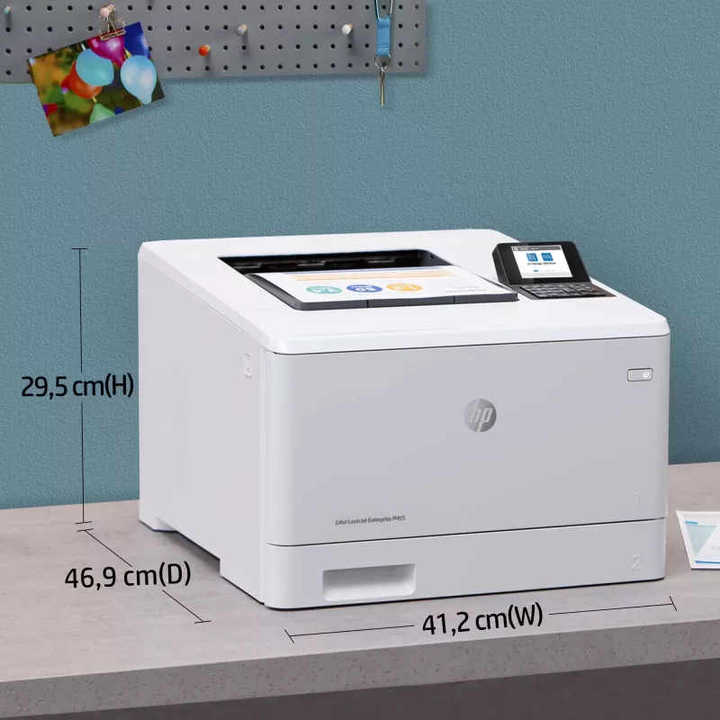 HP Color LaserJet Enterprise M455dn, laser, kleur, 600 x 600 DPI, A4, 27 ppm, dubbelzijdig afdrukken