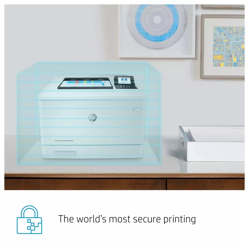 HP Color LaserJet Enterprise M455dn, laser, kleur, 600 x 600 DPI, A4, 27 ppm, dubbelzijdig afdrukken