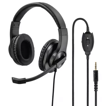 Hama HS-P350 headset bedraad met hoofdband gaming zwart