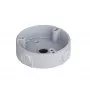 Aansluitdoos DAHUA PFA136 — wit, 1/2 inch schroefdraad, Ø11 cm, hoogte 33,5 mm, max. belasting 1 kg