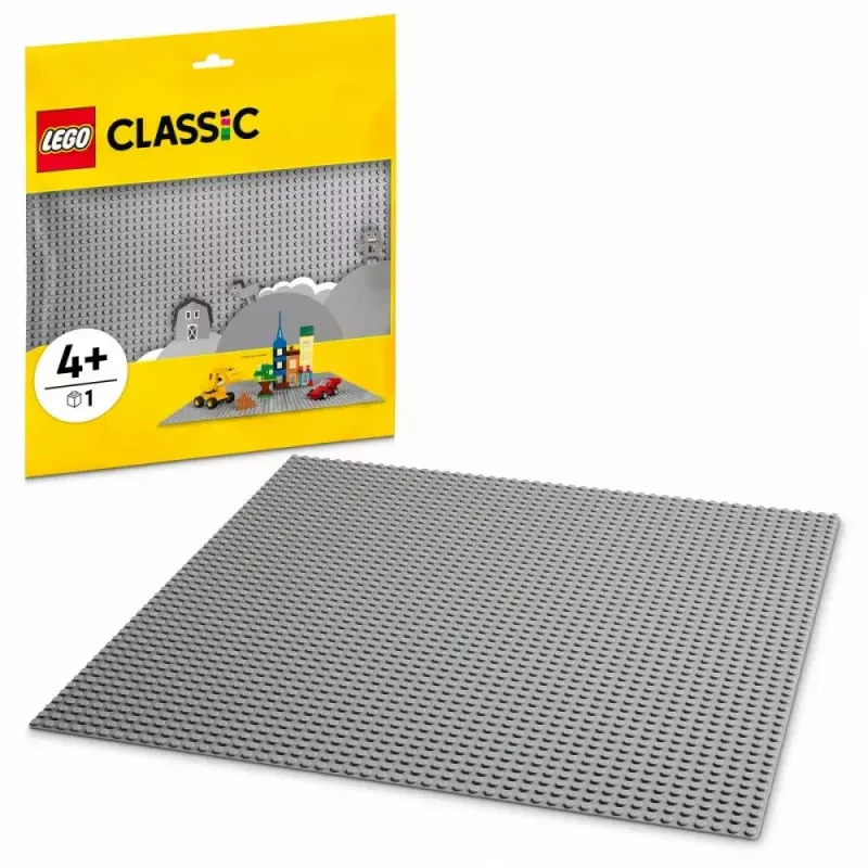 LEGO bouwplaat 11024 — Classic grijze basisplaat 48x48 noppen (380 × 380 mm)
