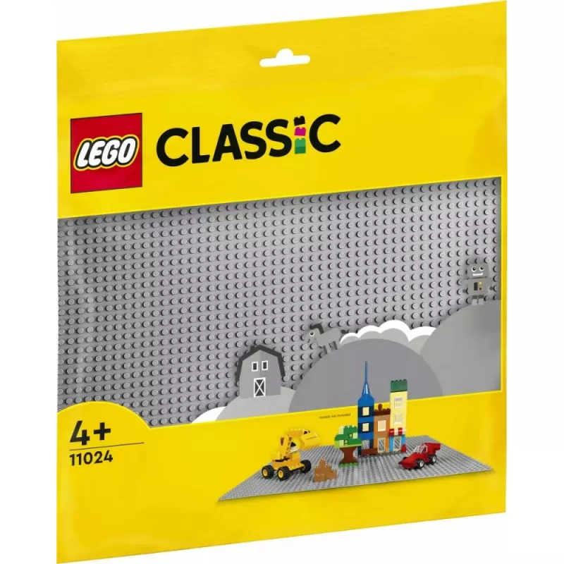 LEGO bouwplaat 11024 — Classic grijze basisplaat 48x48 noppen (380 × 380 mm)