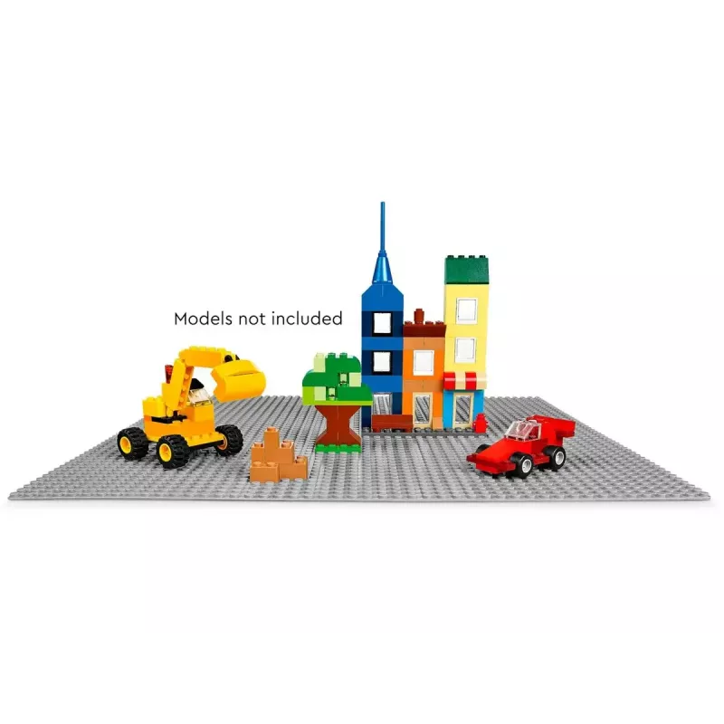 LEGO bouwplaat 11024 — Classic grijze basisplaat 48x48 noppen (380 × 380 mm)