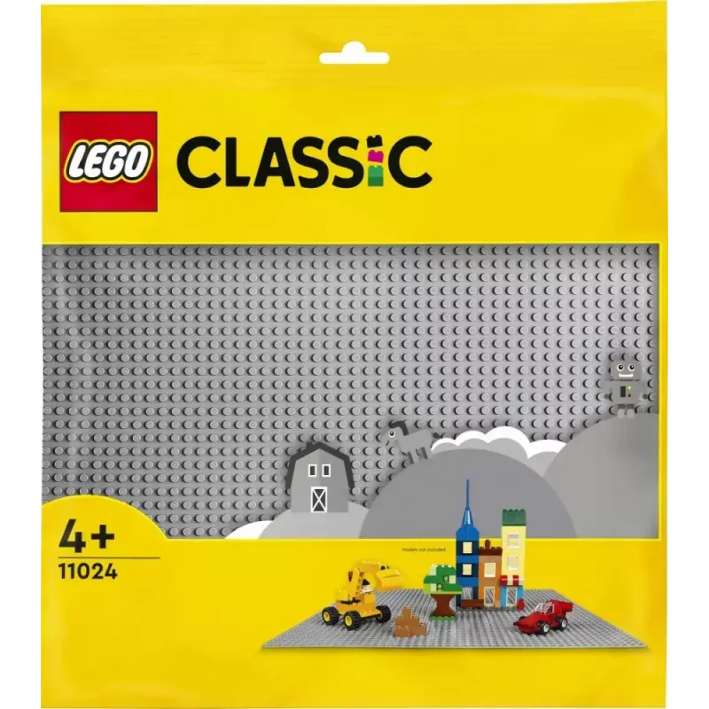 LEGO bouwplaat 11024 — Classic grijze basisplaat 48x48 noppen (380 × 380 mm)