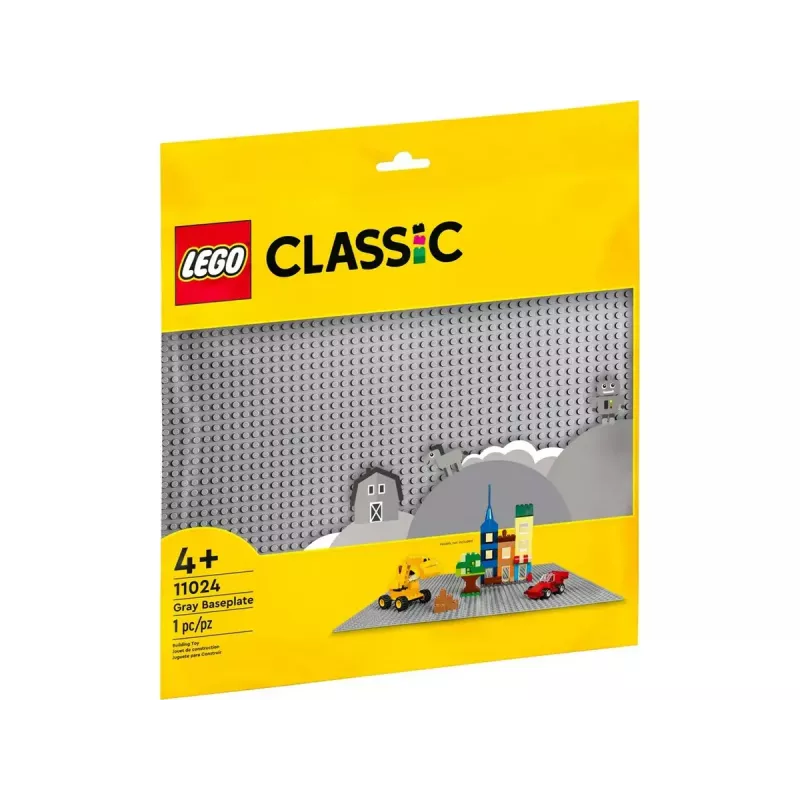 LEGO bouwplaat 11024 — Classic grijze basisplaat 48x48 noppen (380 × 380 mm)