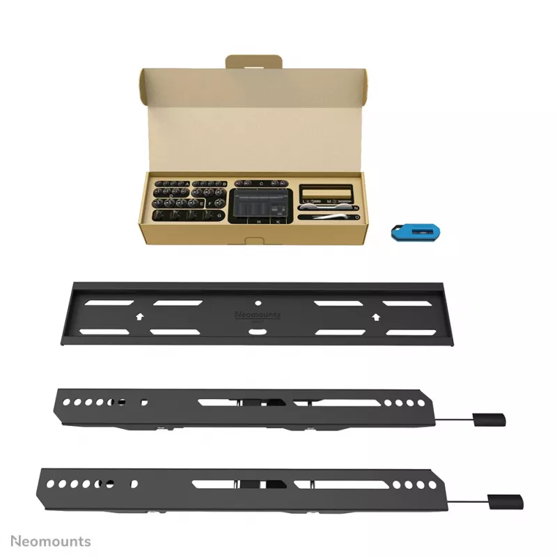 Neomounts WL30S-850BL14 tv-wandbeugel 40-75 inch - vast - afsluitbaar - snelle installatie