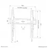 Neomounts WL30S-850BL14 tv-wandbeugel 40-75 inch - vast - afsluitbaar - snelle installatie