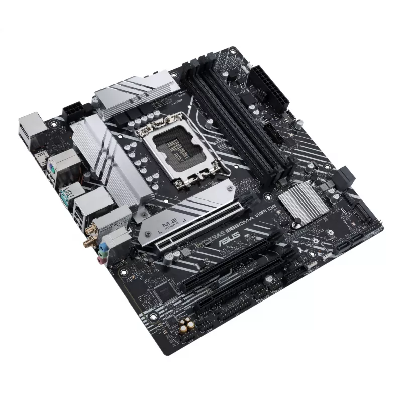 Moederbord ASUS PRIME B660M-A WIFI D4 — Intel B660, LGA 1700, micro ATX, DDR4, 4 DIMM, Wi‑Fi 6, 2x M.2