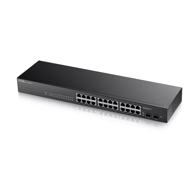 Zyxel GS-1900-24 v2 Managed L2 Gigabit Ethernet (10/100/1000) 1U zwart