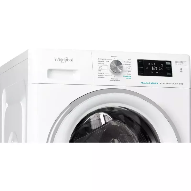 Whirlpool FFB 9258 SV PL vrijstaande wasmachine, frontlader, 9 kg, 1200 tpm, wit