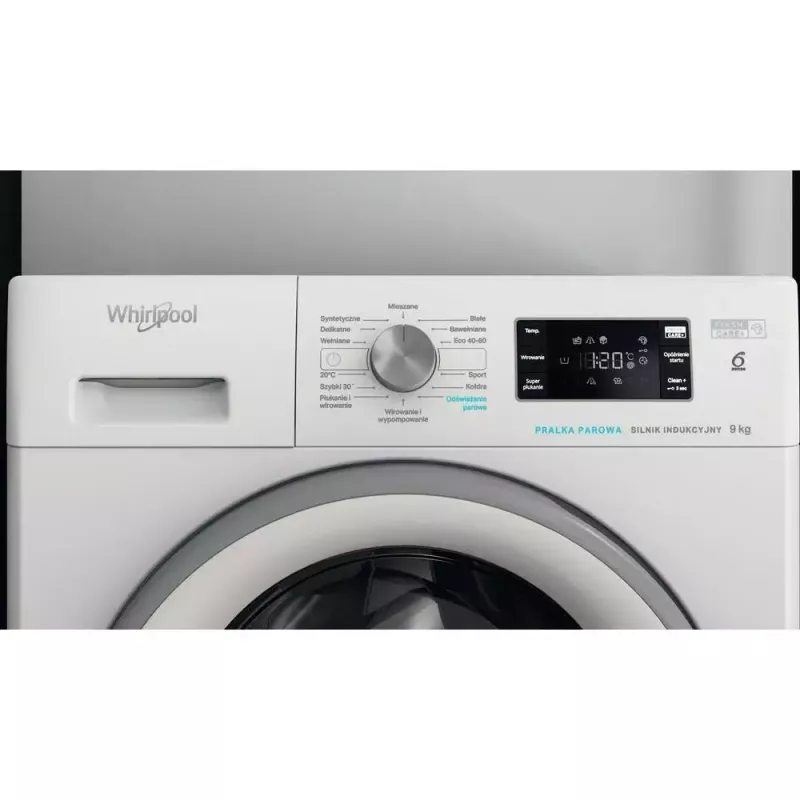 Whirlpool FFB 9258 SV PL vrijstaande wasmachine, frontlader, 9 kg, 1200 tpm, wit