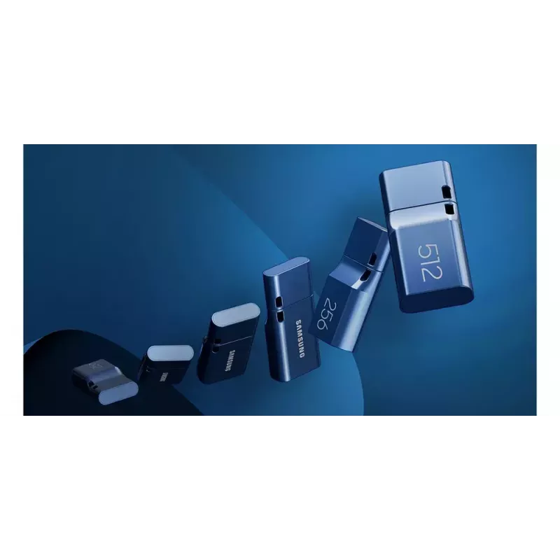 Samsung MUF-64DA USB-flashstation 64 GB USB Type-C 3.2 Gen 1 (3.1 Gen 1) blauw