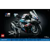 LEGO Technic motorfietsmodel BMW M1000RR 42130 met gedetailleerde motor en werkende vering