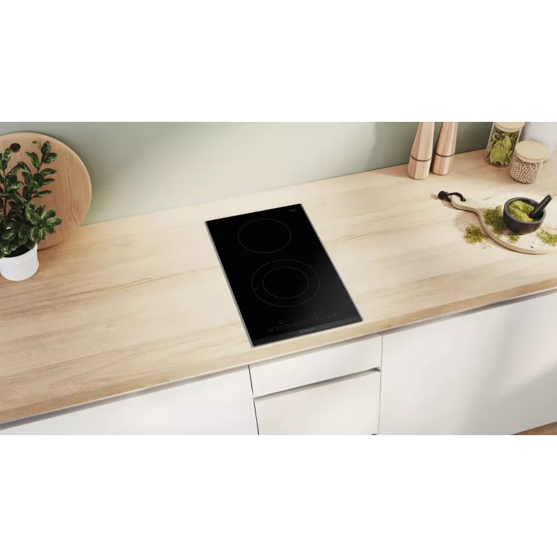 Bosch Serie 6 PKF375FP2E kookplaat zwart inbouw 30 cm glaskeramische kookplaat 2 kookzones