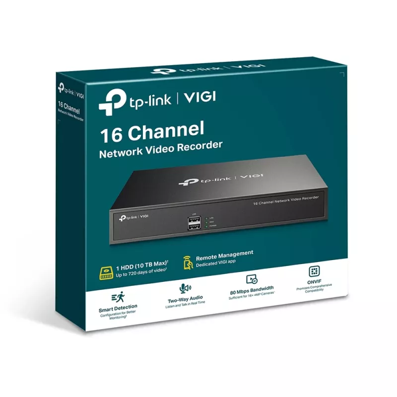 TP-Link VIGI 16-kanaals netwerkvideorecorder