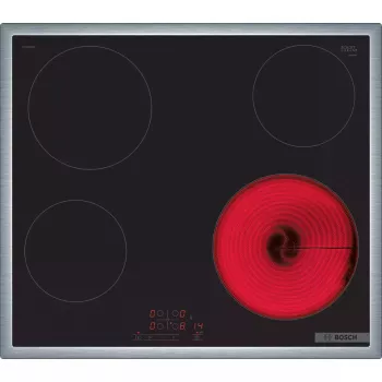 Bosch Serie 4 PKE645BB2E kookplaat zwart inbouw 60 cm glaskeramische kookplaat 4 zones