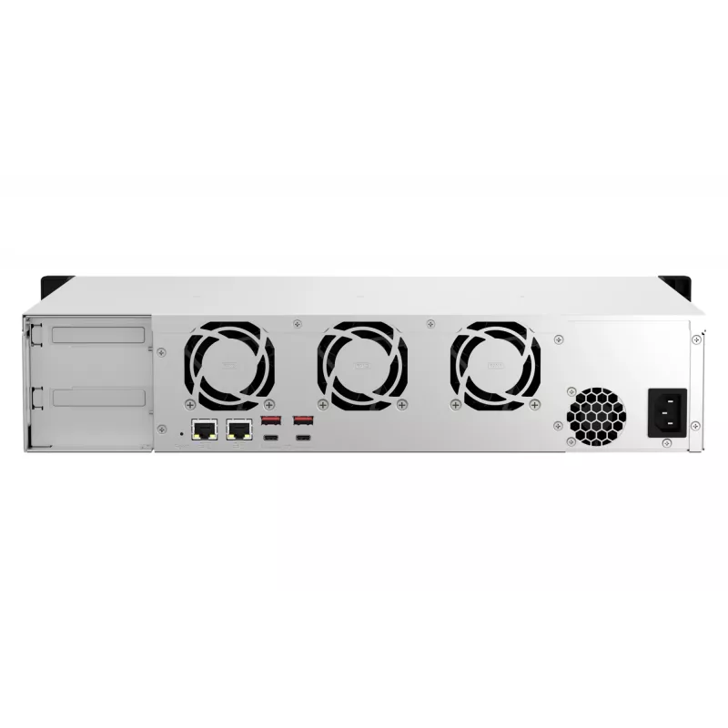 QNAP TS-873AEU-4G NAS/opslagserver rack (2U) Ryzen Embedded V1500B 4 GB DDR4 0 TB QuTS hero Black