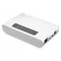 DIGITUS 2-poorts USB 2.0 WLAN-netwerkserver NAS USB-hub printserver