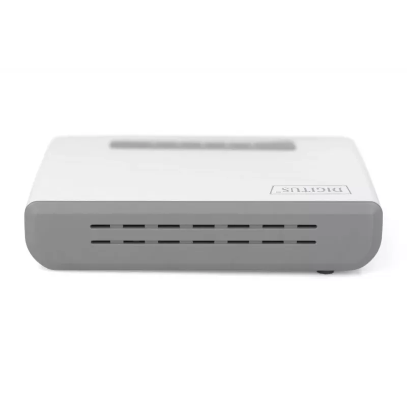 DIGITUS 2-poorts USB 2.0 WLAN-netwerkserver NAS USB-hub printserver