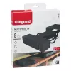 Legrand 049430 verlengsnoer 2 m 8 stopcontacten binnen zwart