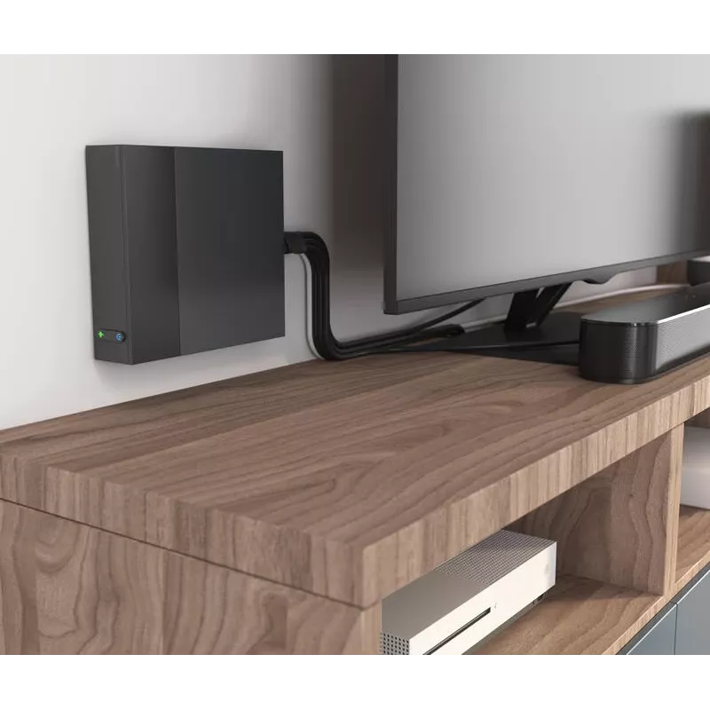 Legrand 049430 verlengsnoer 2 m 8 stopcontacten binnen zwart