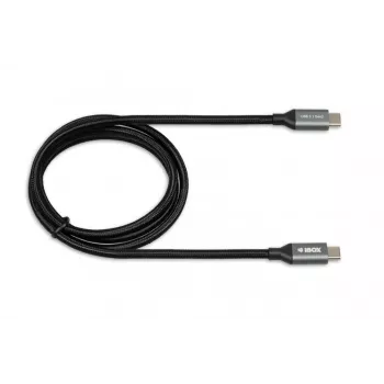 USB-C-naar-USB-C-kabel IBOX IKUMTC31G2 USB 3.2 Gen 2, 1 m, zwart