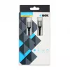 USB-C-naar-USB-C-kabel IBOX IKUMTC31G2 USB 3.2 Gen 2, 1 m, zwart