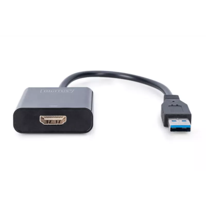 DIGITUS USB 3.0 naar HDMI-adapter ingang USB, uitgang HDMI, resolutie tot 1080p