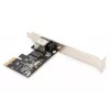 Digitus Gigabit Ethernet PCI Express-netwerkkaart DN-10130-1 bedraad 1000 Mbit/s zwart