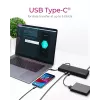 ICY BOX IB-DK2245AC bedraad USB 3.2 Gen 1 (3.1 Gen 1) Type-C zwart