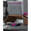 ICY BOX IB-DK2245AC bedraad USB 3.2 Gen 1 (3.1 Gen 1) Type-C zwart