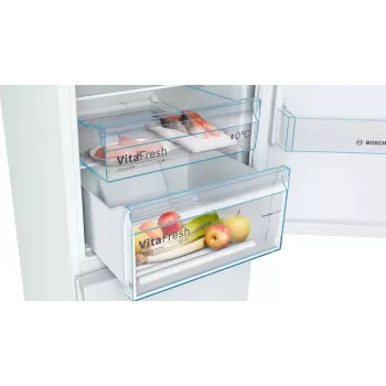 Bosch Serie 4 KGN36VWED koel-vriescombinatie vrijstaand 326 L wit