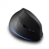 Draadloze verticale muis MEDIA-TECH MT1123, zwart, 2400 DPI, 5 knoppen, RF-USB-ontvanger