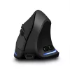 Draadloze verticale muis MEDIA-TECH MT1123, zwart, 2400 DPI, 5 knoppen, RF-USB-ontvanger