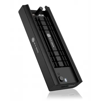 ICY BOX IB-180MC-C31 SSD-behuizing zwart M.2