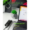 ICY BOX IB-180MC-C31 SSD-behuizing zwart M.2