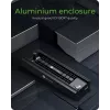 ICY BOX IB-180MC-C31 SSD-behuizing zwart M.2