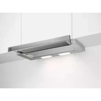 Semi-inbouw afzuigkap Electrolux LFP226S, 598 mm, 330 m³/h, aluminium vetfilter, 3 standen
