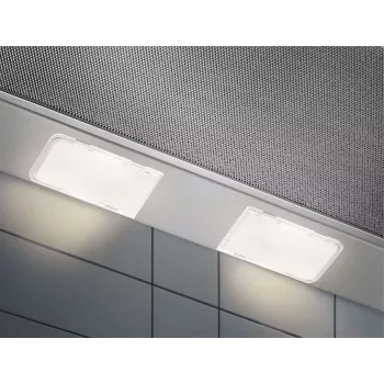 Semi-inbouw afzuigkap Electrolux LFP226S, 598 mm, 330 m³/h, aluminium vetfilter, 3 standen