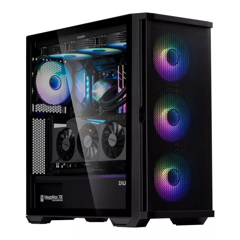 Zalman Z10 DUO pc-behuizing midi tower zwart