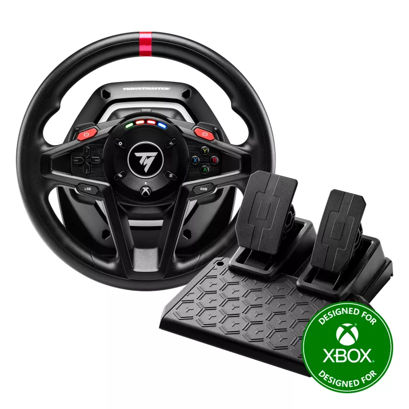 Thrustmaster T128 zwart USB stuurwiel + pedalen analoog pc 4460184