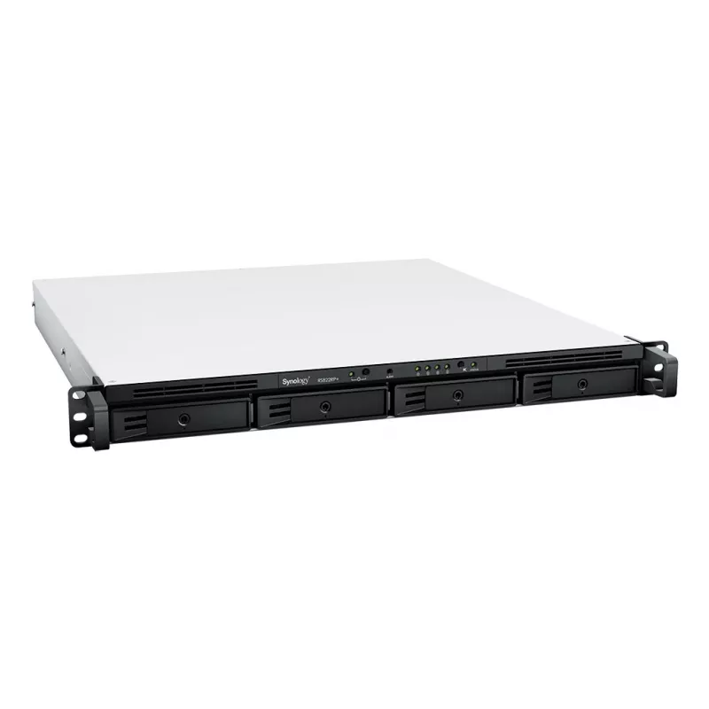 SYNOLOGY Rack Station RS822RP+ 1U 4-bay NAS-server barebone met redundante voeding