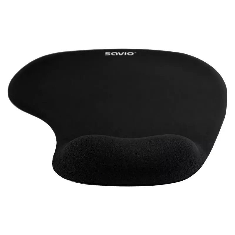 Muispad SAVIO MP-01B gel-polspolster 3 mm dikte 230×190 mm zwart